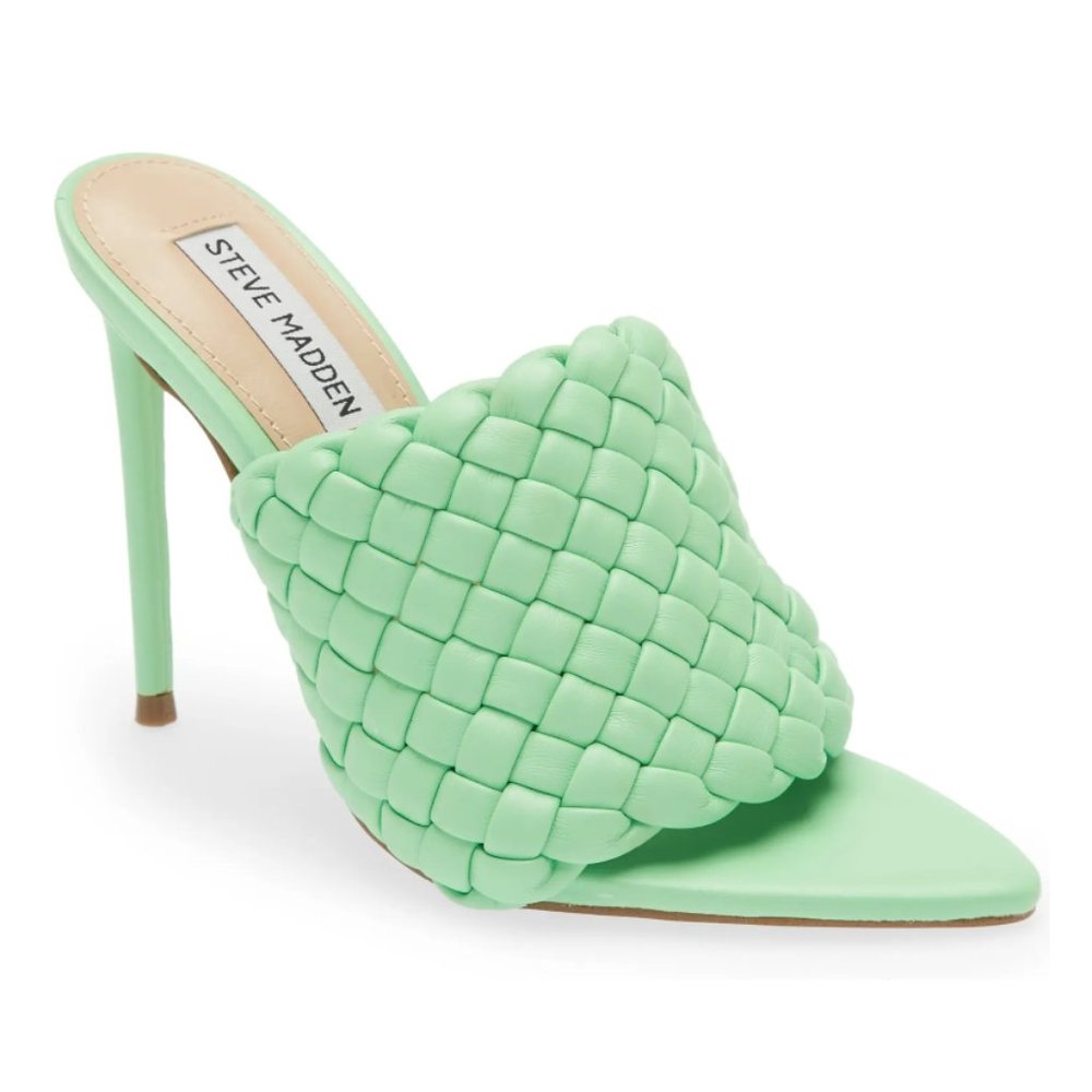 Steve Madden | Fateful Pointed Toe Sandal Light Green | Size 7 | NWT